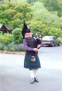 Piper at Glenfalloch Woodland Garden