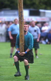 Tossing the caber
