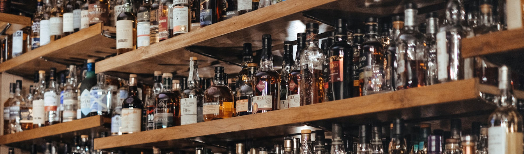 Scottish whisky bottles