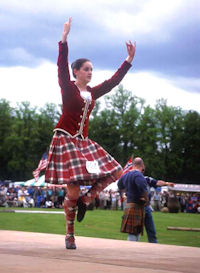 Highland dancer